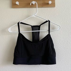 Black Lululemon Racerback Sports Bra